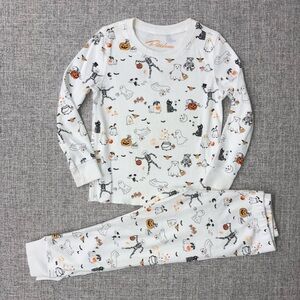 🎃 Petidoux 2T haaloween pima cotton pjs GUC a few faint marks & not bright white